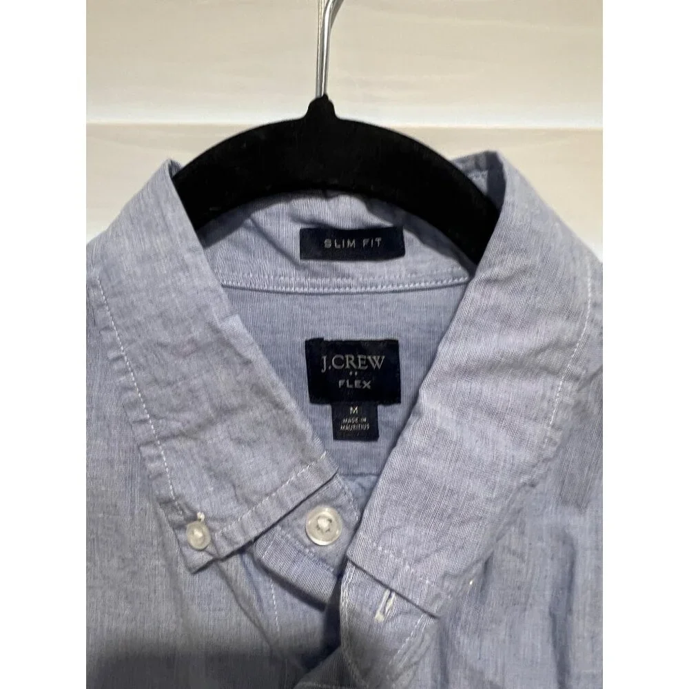 J Crew Flex Slim Fit Long Sleeve Button Up Shirt - Size M‎